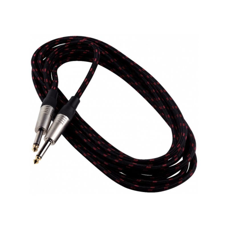 Кабель інструментальний ROCKCABLE RCL30203 TC C/Black Instrument Cable - Black Tweed (3m)